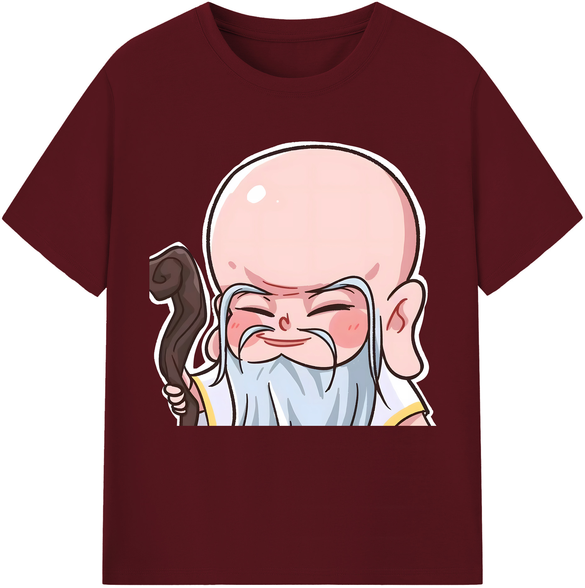 （画像用） Ne Zha 2 ナタ 魔童の大暴れ 綿100％半袖Tシャツ（フロントプリント）